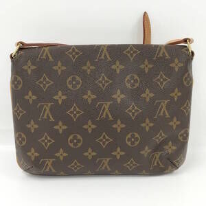 Louis Vuitton Tango Shoulder Musette Bag Short Monogram Brown